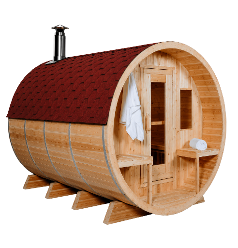 Barrelsauna Red Cedar 190* x 270cm