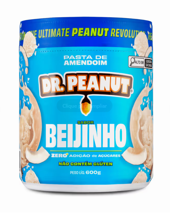 Pasta de amendoim sabor Beijinho 600g