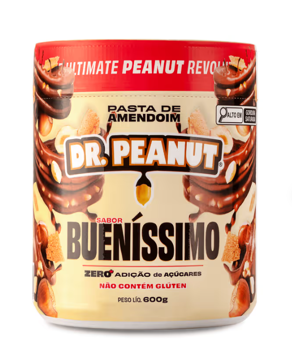 Pasta de amendoim sabor Bueníssimo 600g