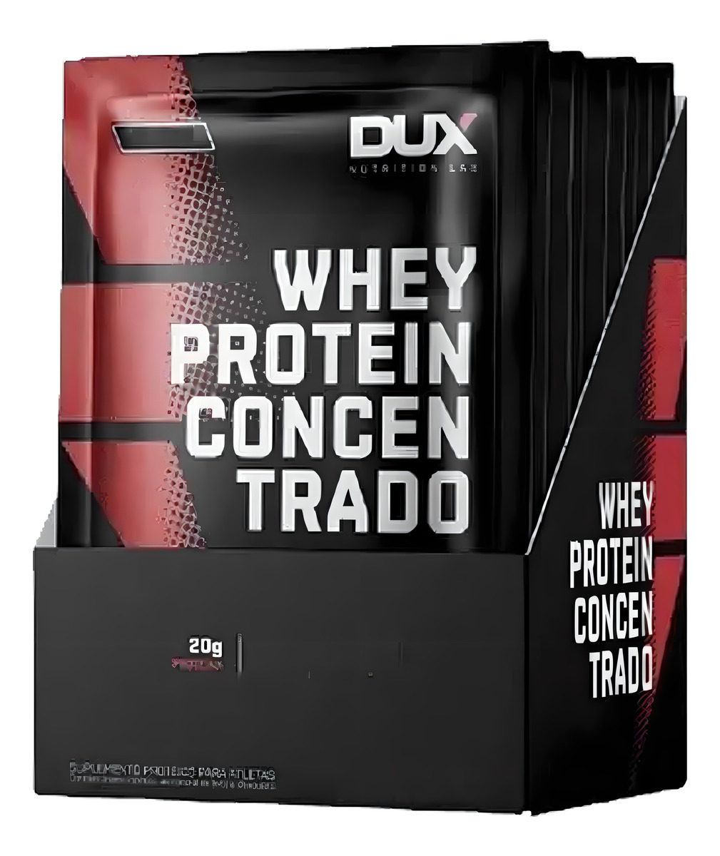 Whey Protein Dux Concentrado Pó 300g Kit 10 Saches