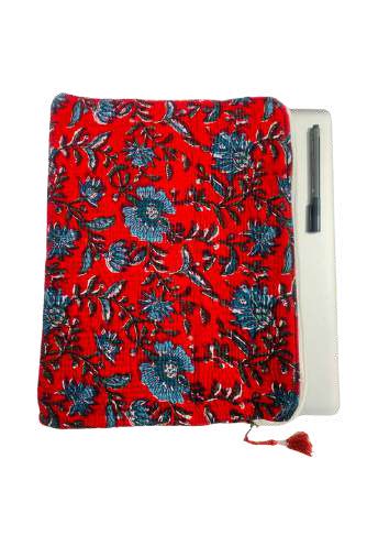 Barmer Handcrafted Floral Laptop Sleeve