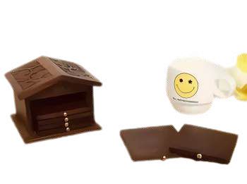 Wooden Tea Coasters with Unique Designs