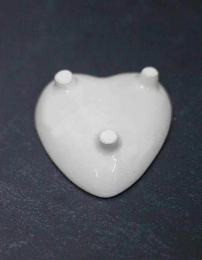 Hand-Painted Heart-Shaped Ceramic Dishes