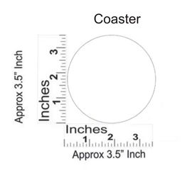 Hand-Painted Floral Coasters