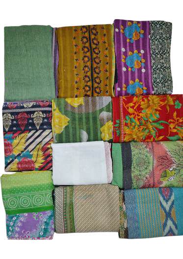 Barmer Vintage Kantha Throw