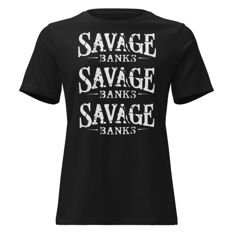 Women's Savage Banks Triple Logo T-Shirt