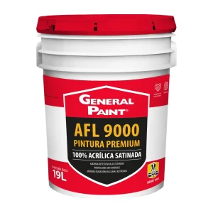 AC9000002 Pintura 100% Acrílica Base Agua Satinada o Mate AFL 9000