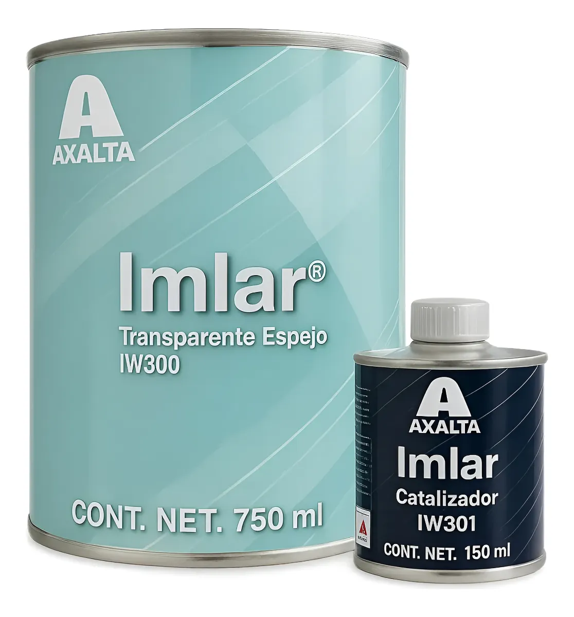 Kit 1 LT. Imlar Transparente Espejo IW300 + Catalizador IW301 