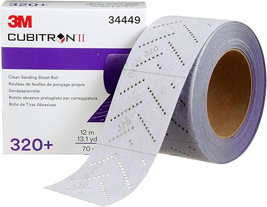 34449	 Rollo Hookit™ Cubitron II Clean Sanding 320+