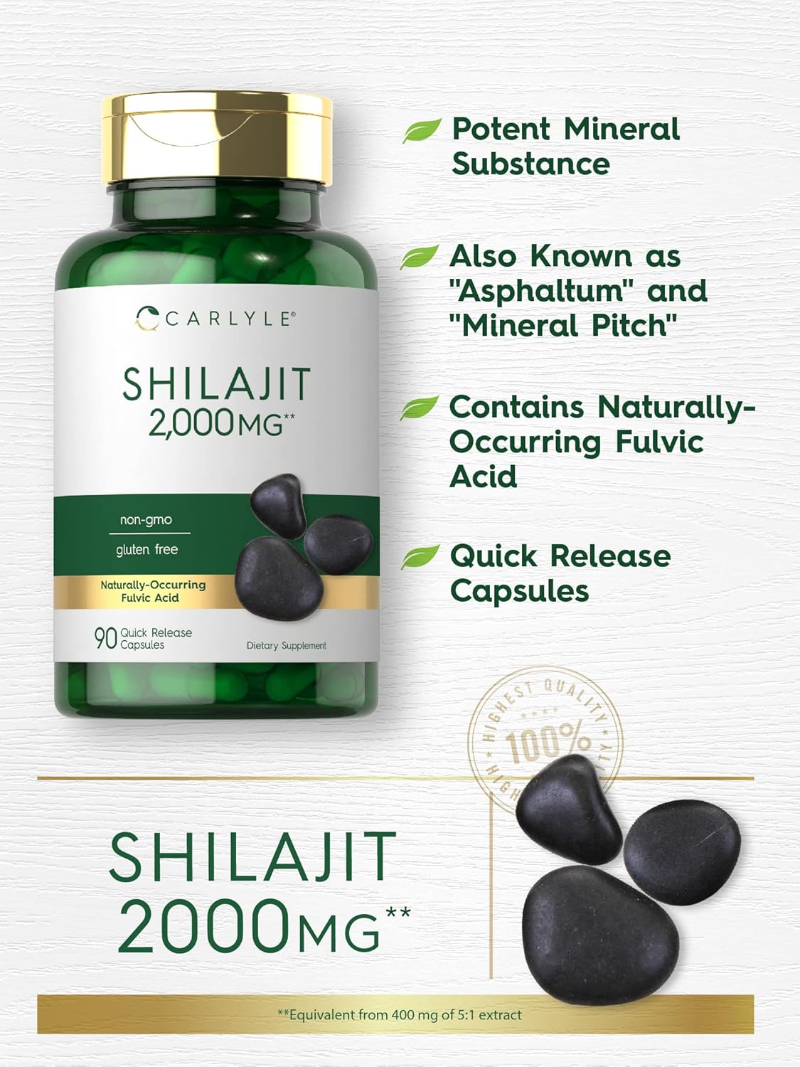 Shilajit 2,000 mg