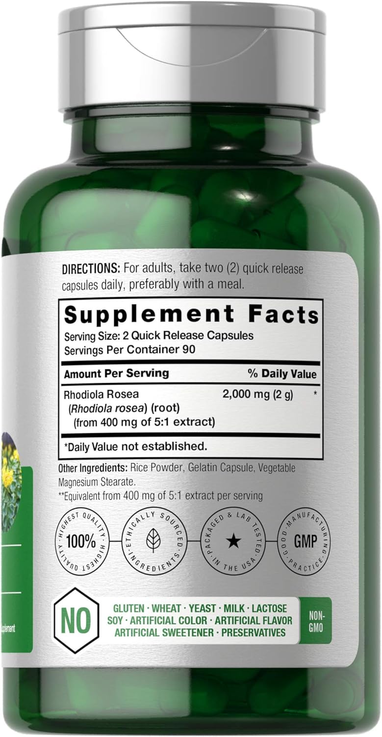 Rhodiola Rosea 2000mg