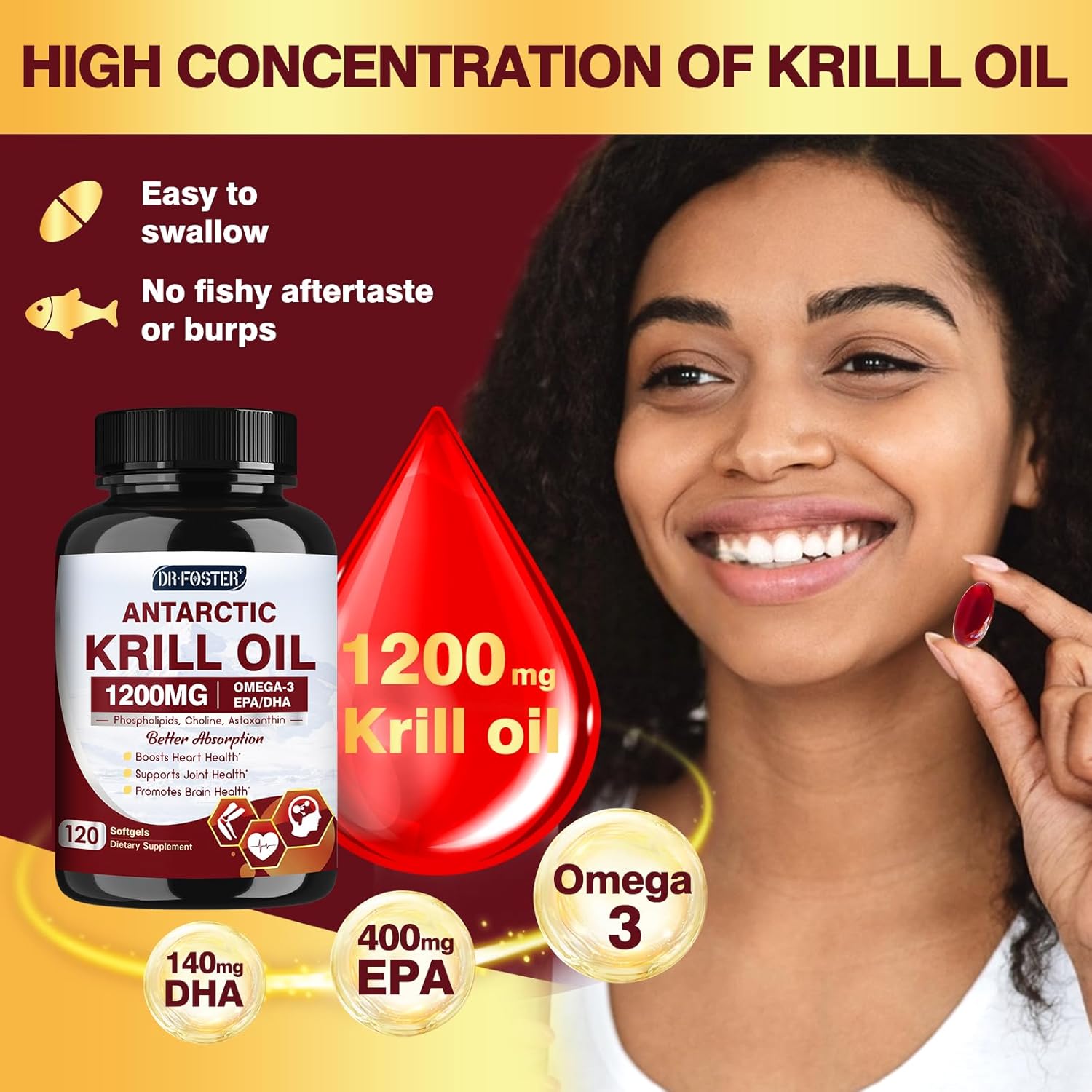 Aceite de krill antártico 1200mg