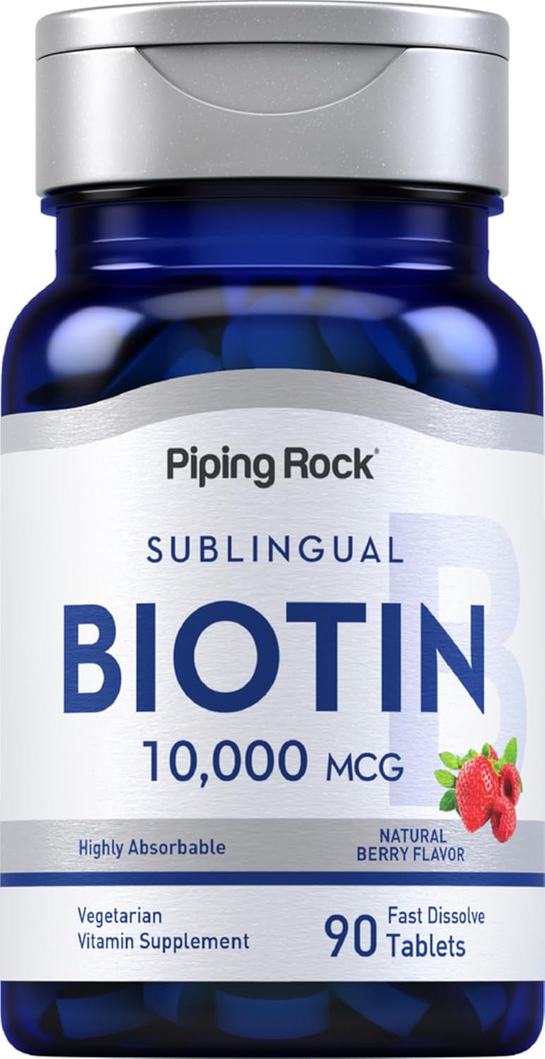 Biotina Sublingual 10,000 mcg