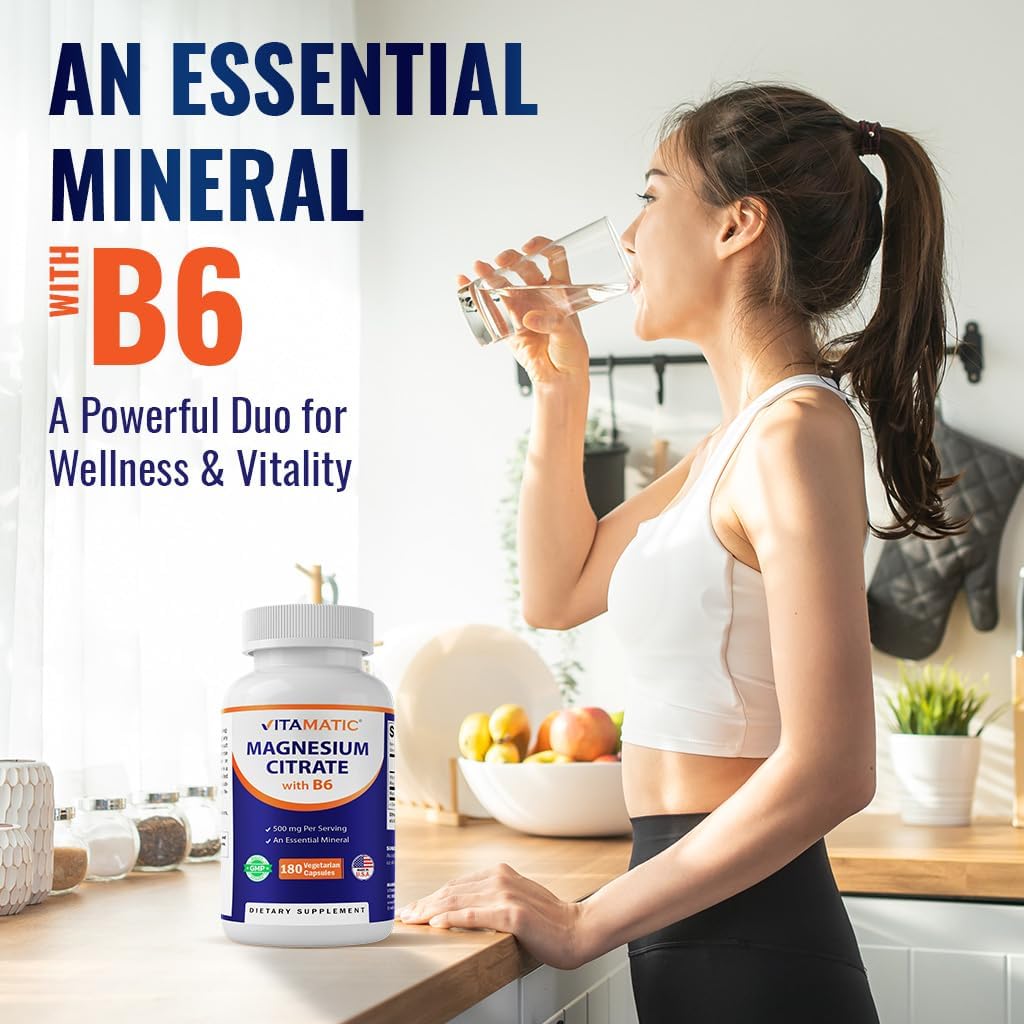 Citrato de magnesio 500mg + B6
