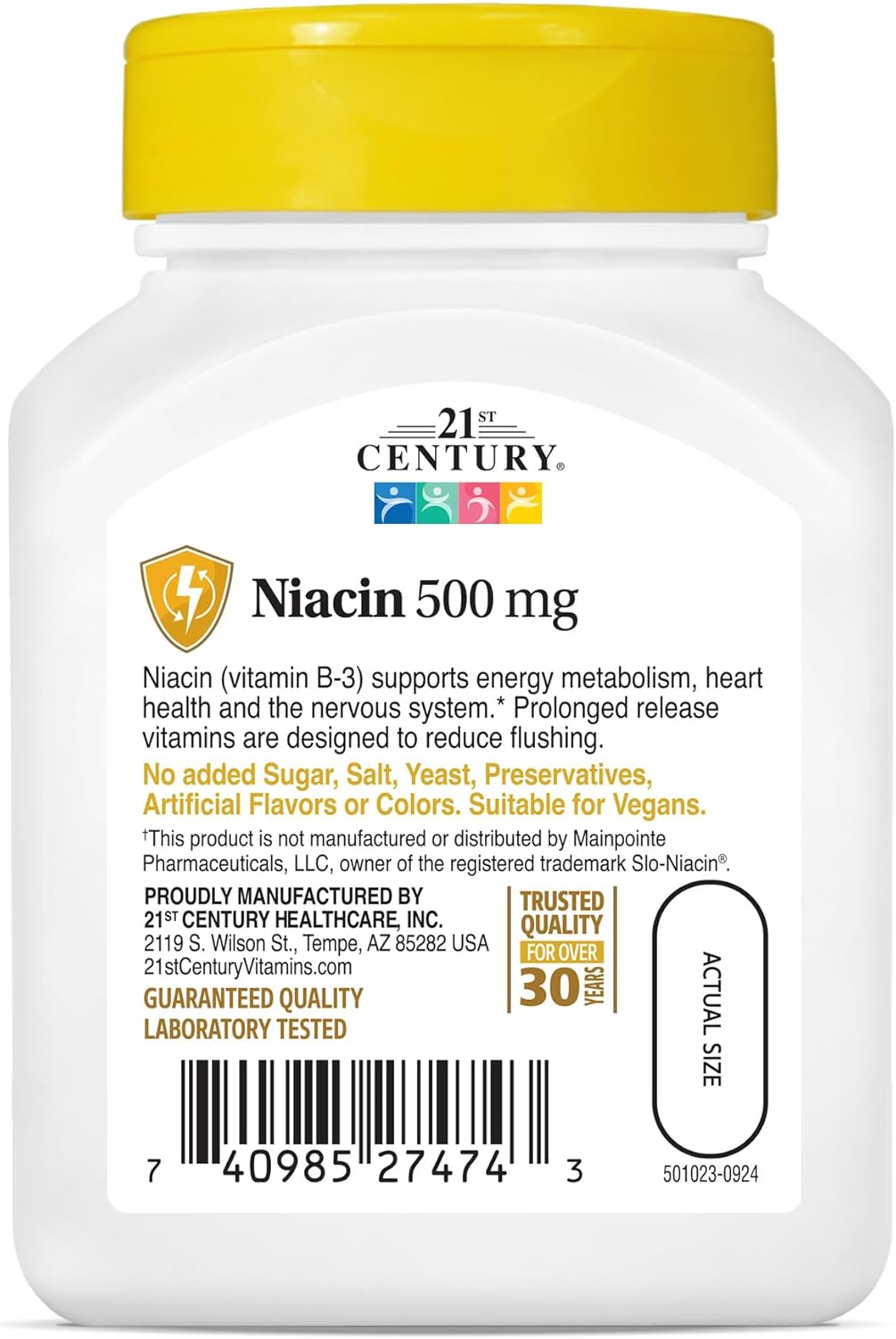 Niacina 500mg Vitamina B3