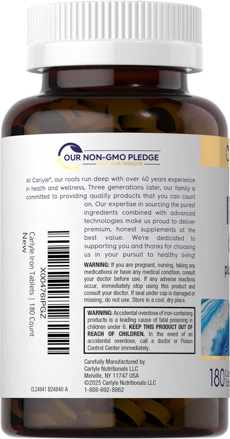 Iron Hierro 65mg + vitamina C