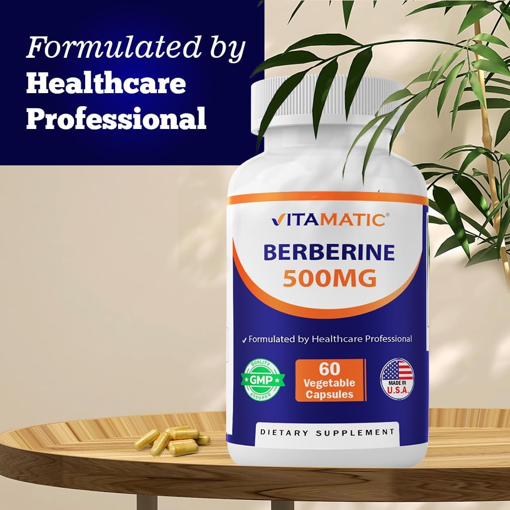 Berberina 500mg 60veg Cápsulas