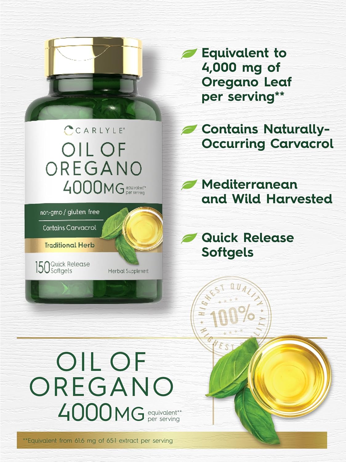 Aceite de Orégano 4000MG