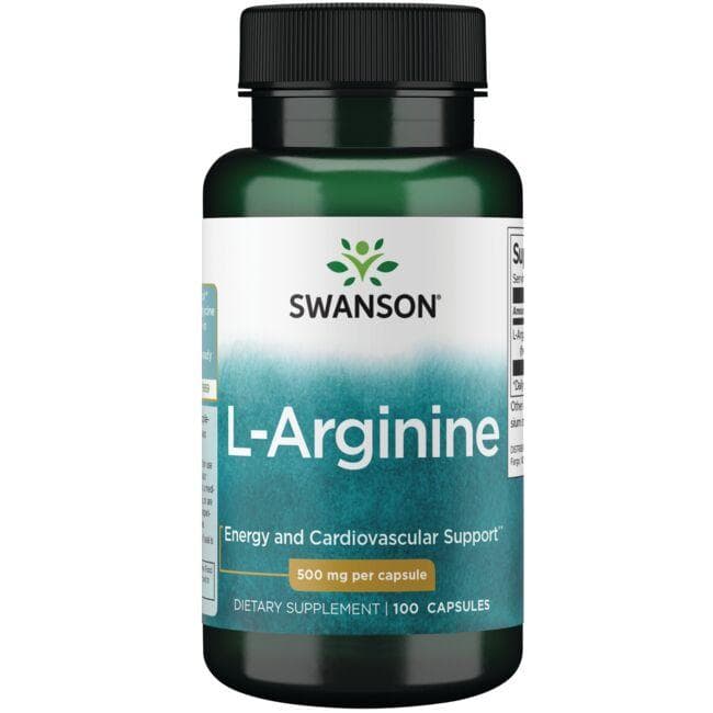 L-arginina 500mg 100 Cápsulas