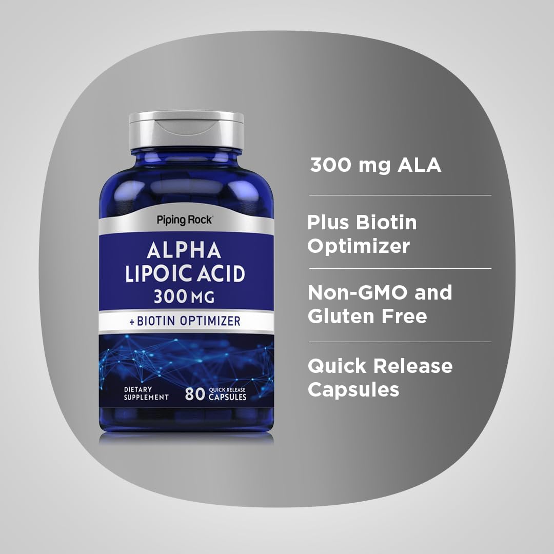Ácido Alfa Lipoico 300mg+Biotina