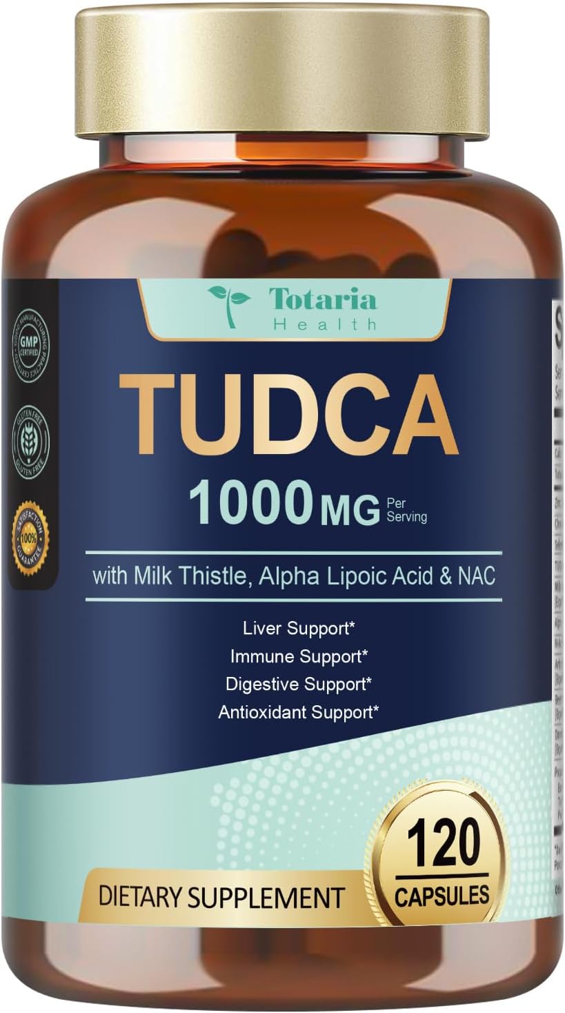 Tudca 1000mg Cardo Mariano Suplementos Silimarina