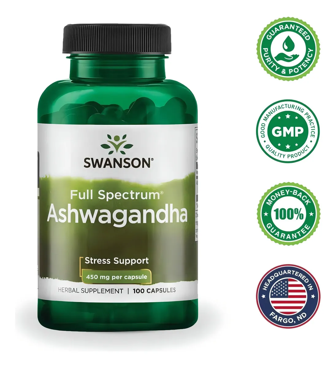 Ashwagandha 450mg 100 Caps