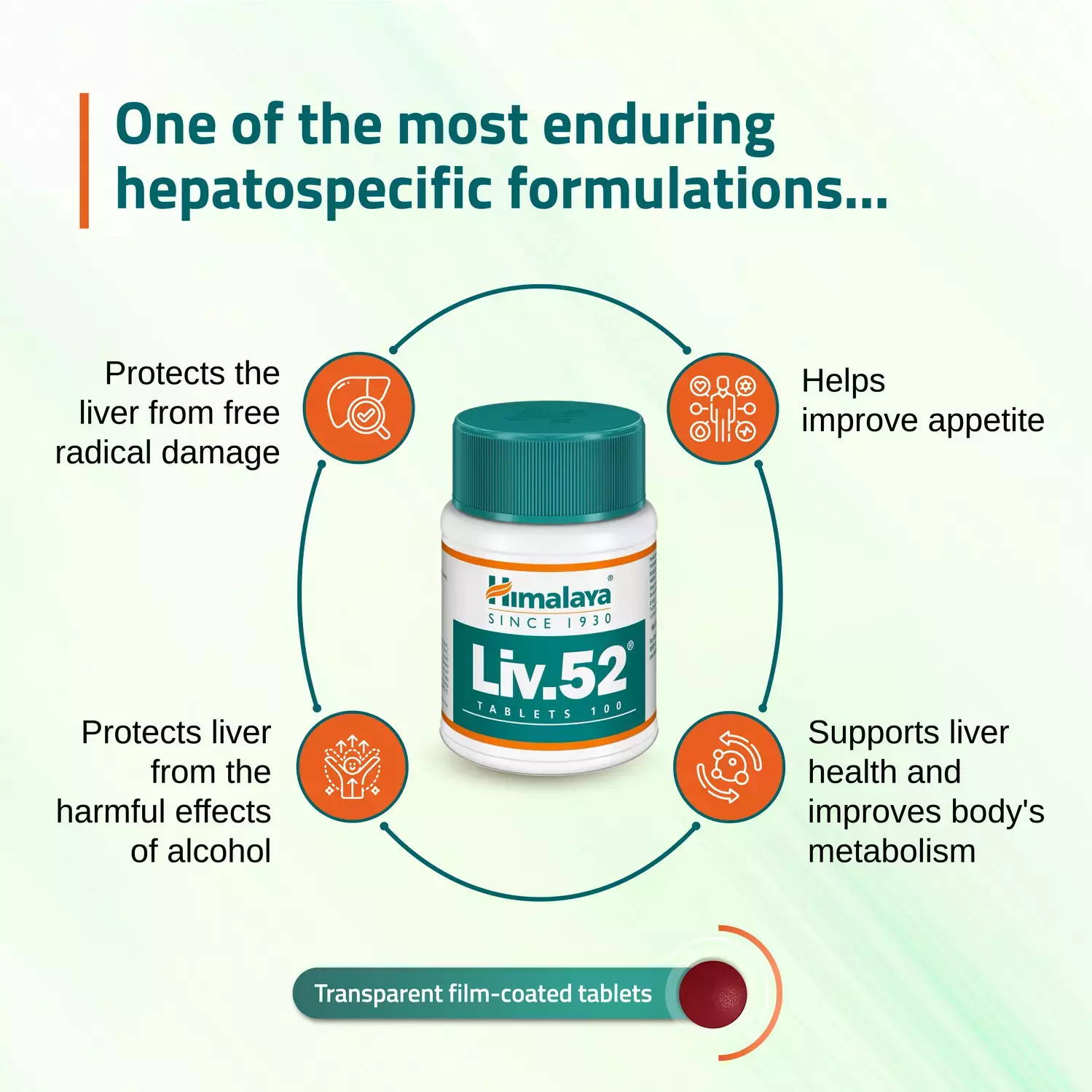 Liv52 Himalaya 100 Tabletas