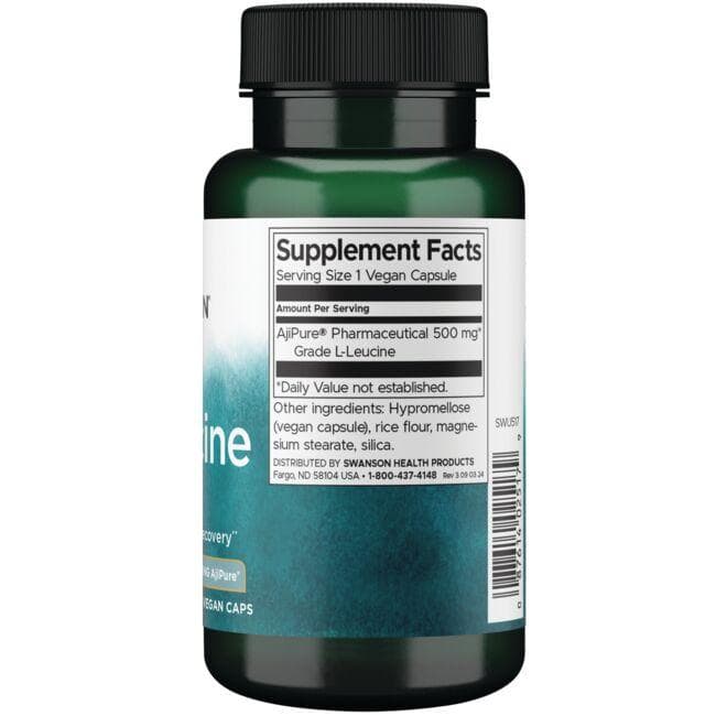 L-Leucina 500mg 60veg Capsulas