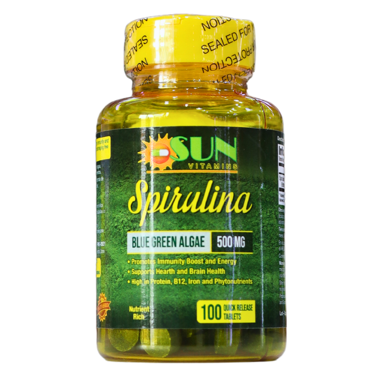 Spirulina Sun Vitamins 100tabletas