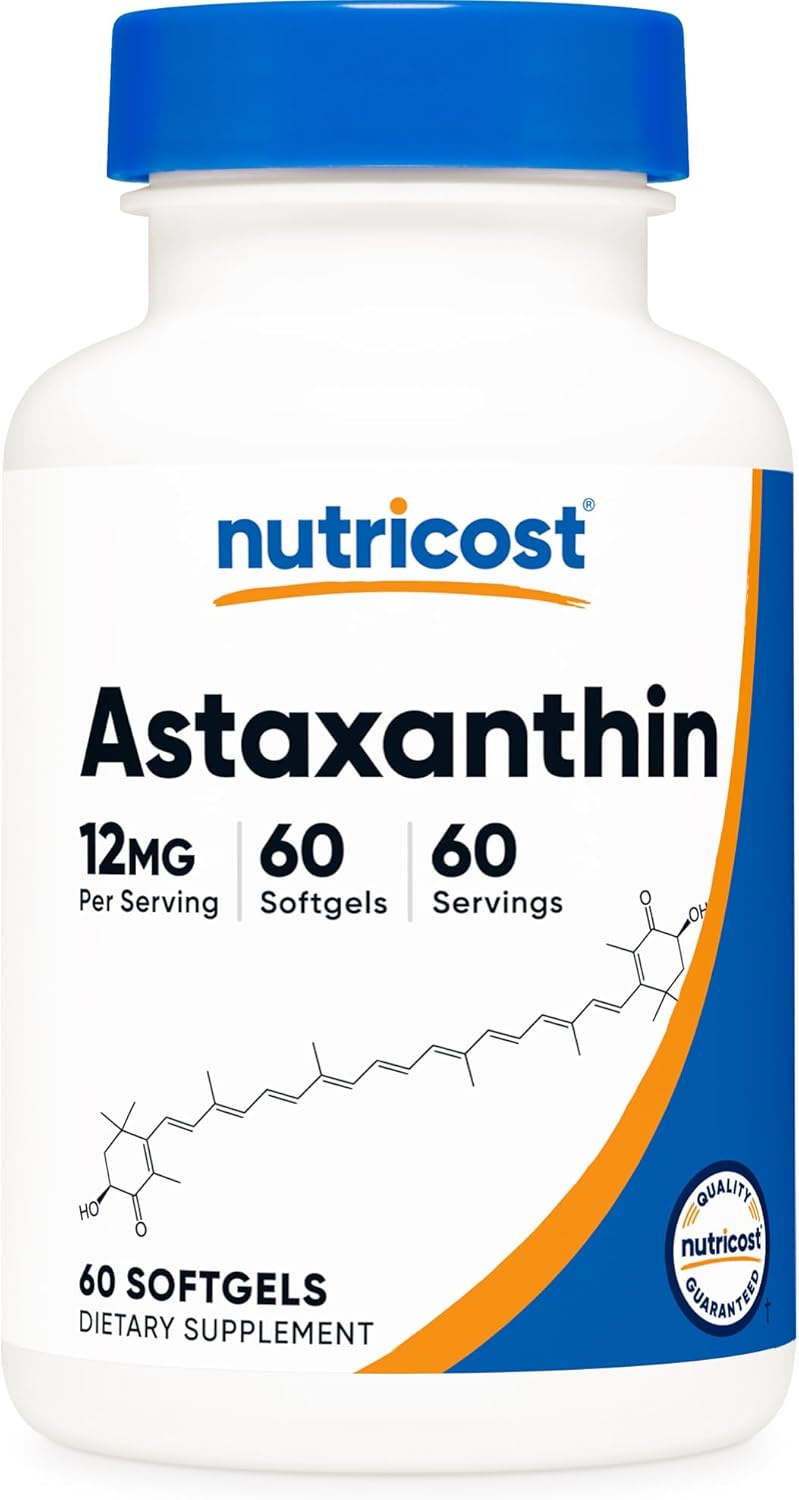 Astaxantina 12mg 60 cápsulas