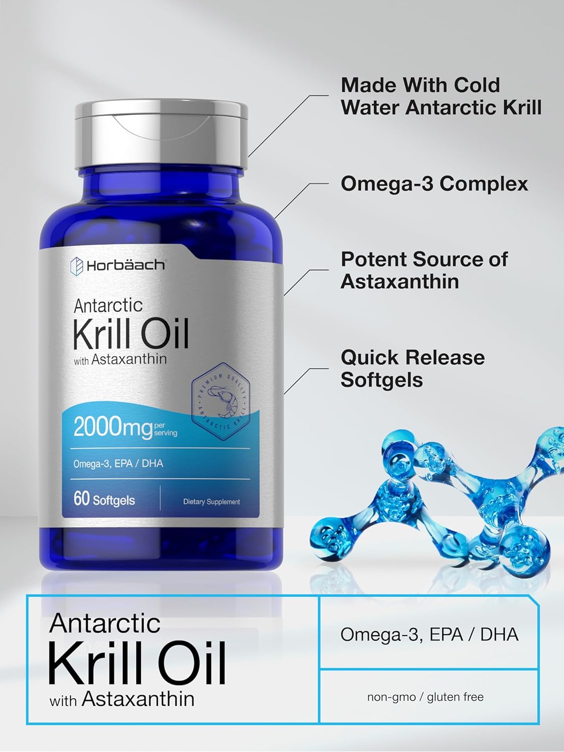 Aceite de Krill Antártico 2000mg