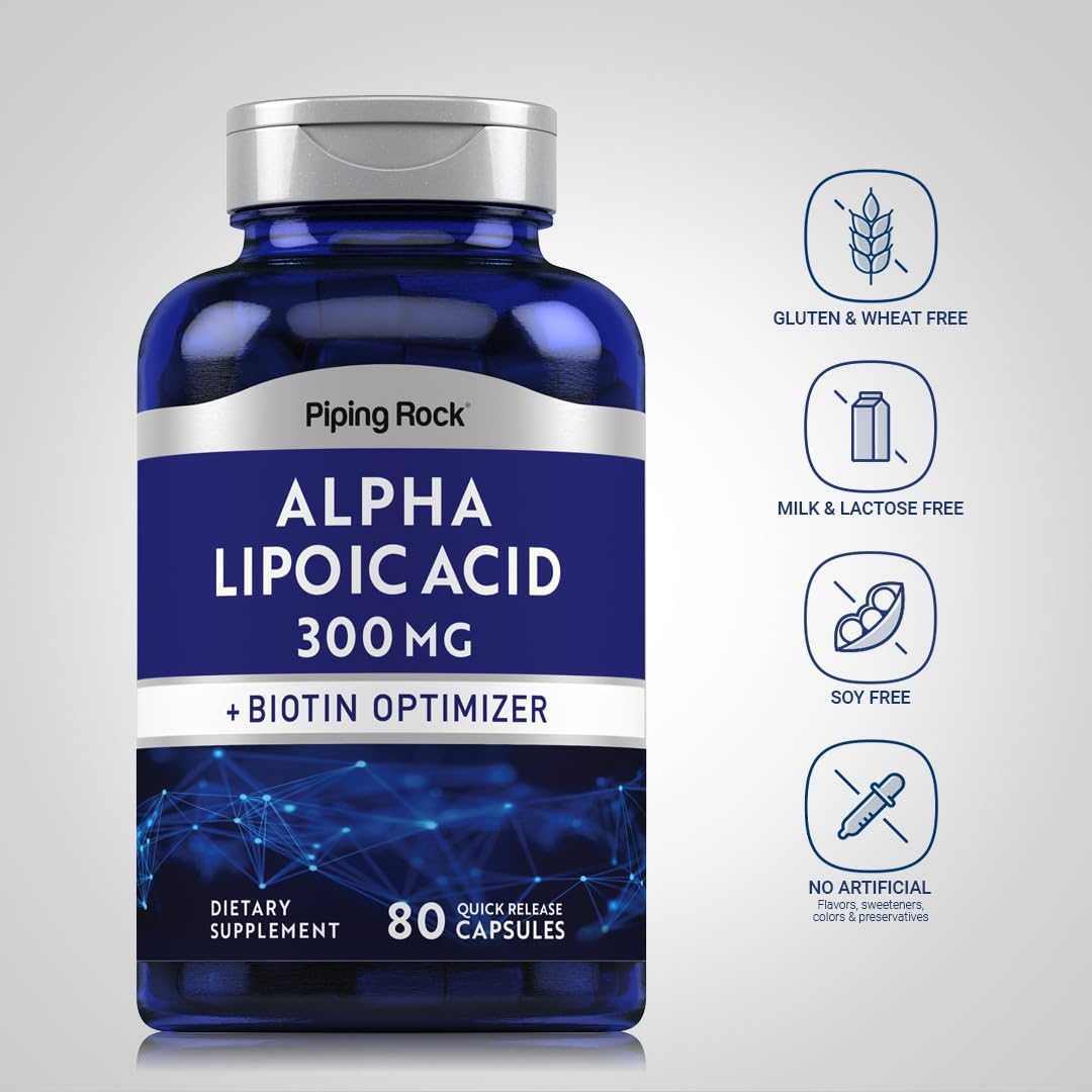 Ácido Alfa Lipoico 300mg+Biotina