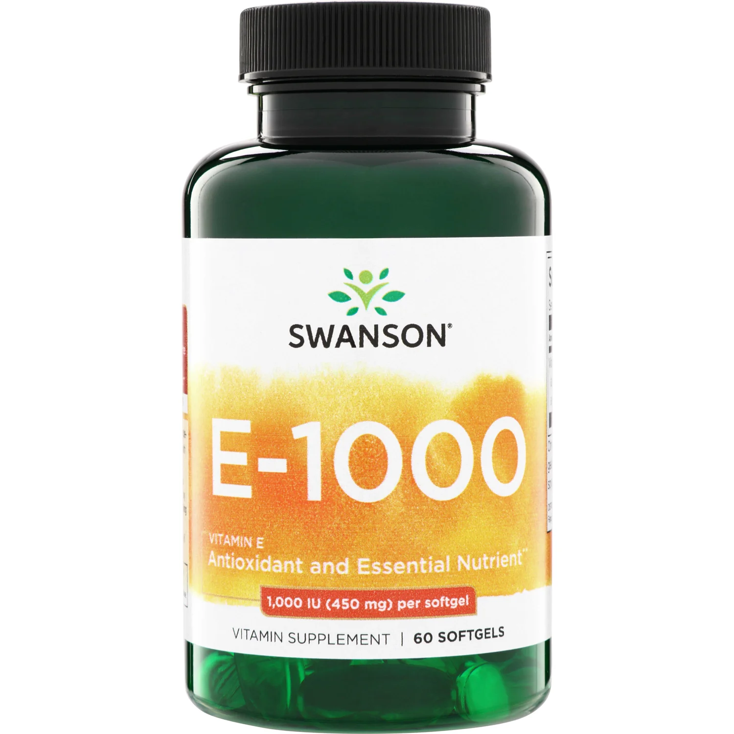 Vitamina E 1000 UI 450mg 60 capsulas