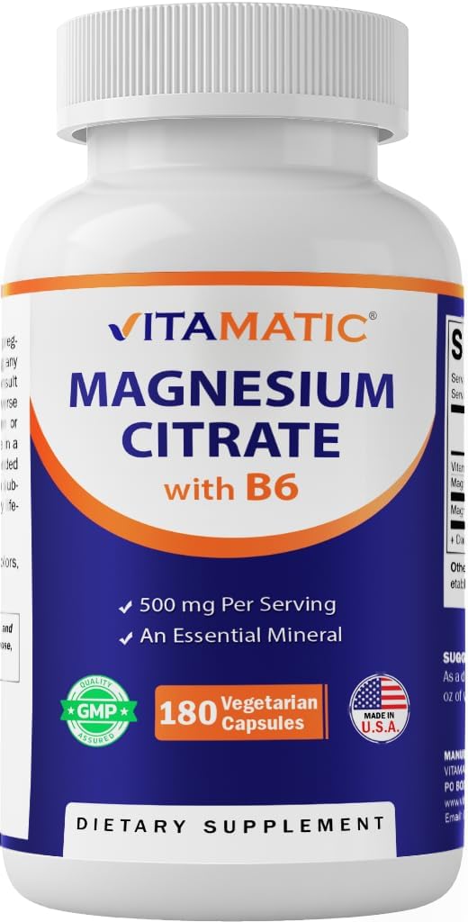 Citrato de magnesio 500mg + B6