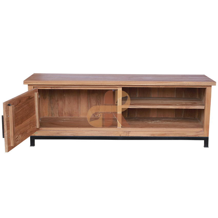 DTV 004 - Tv Stand 1 Door Metal Leg