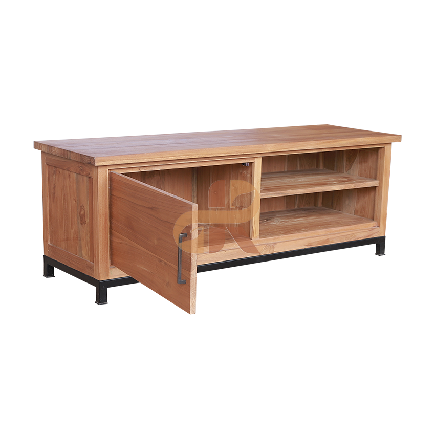 DTV 004 - Tv Stand 1 Door Metal Leg