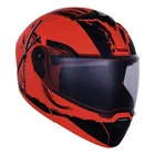 Casco Roda Booster Rojo Mate Sun Mica Humo 