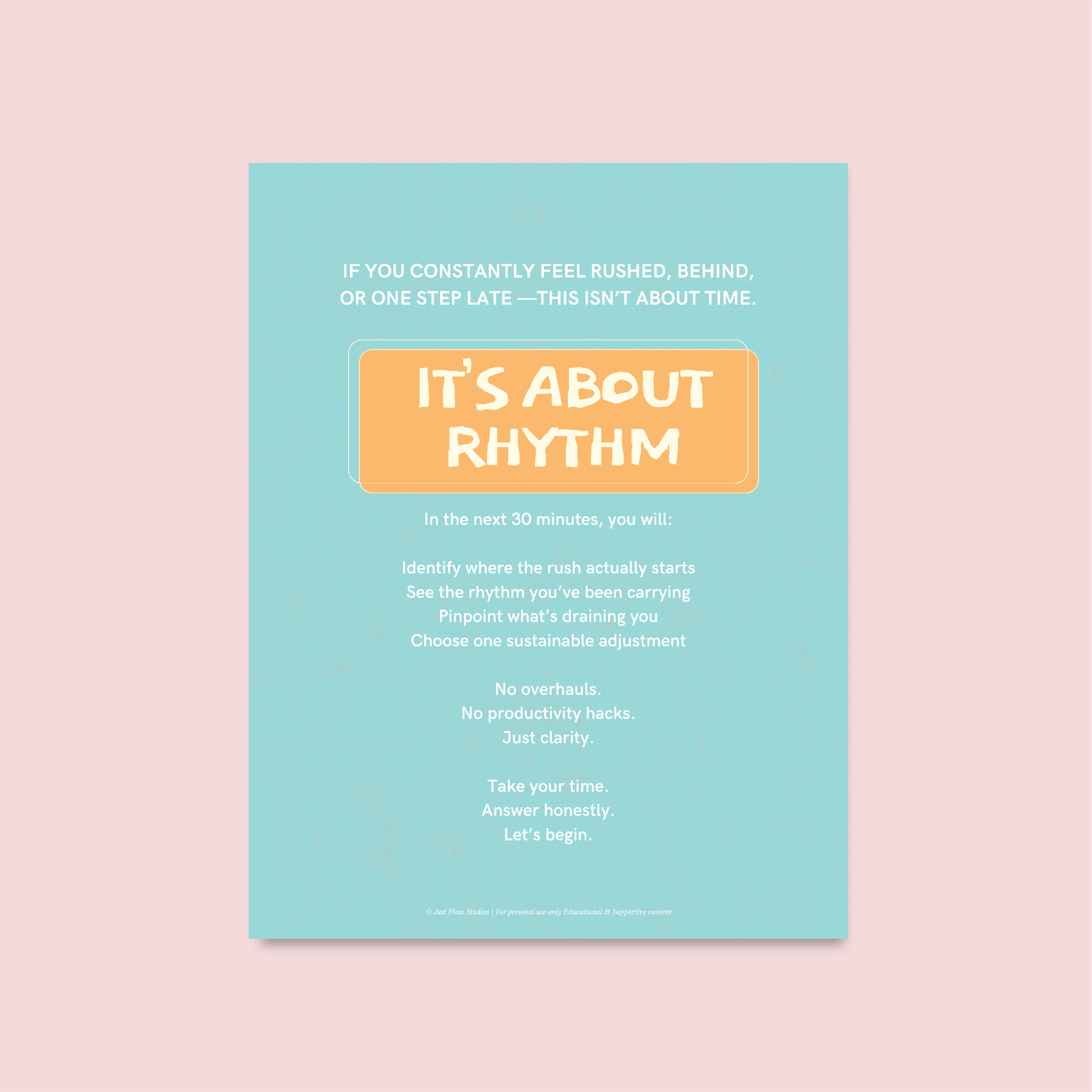 Always Rushing? This Is Why.