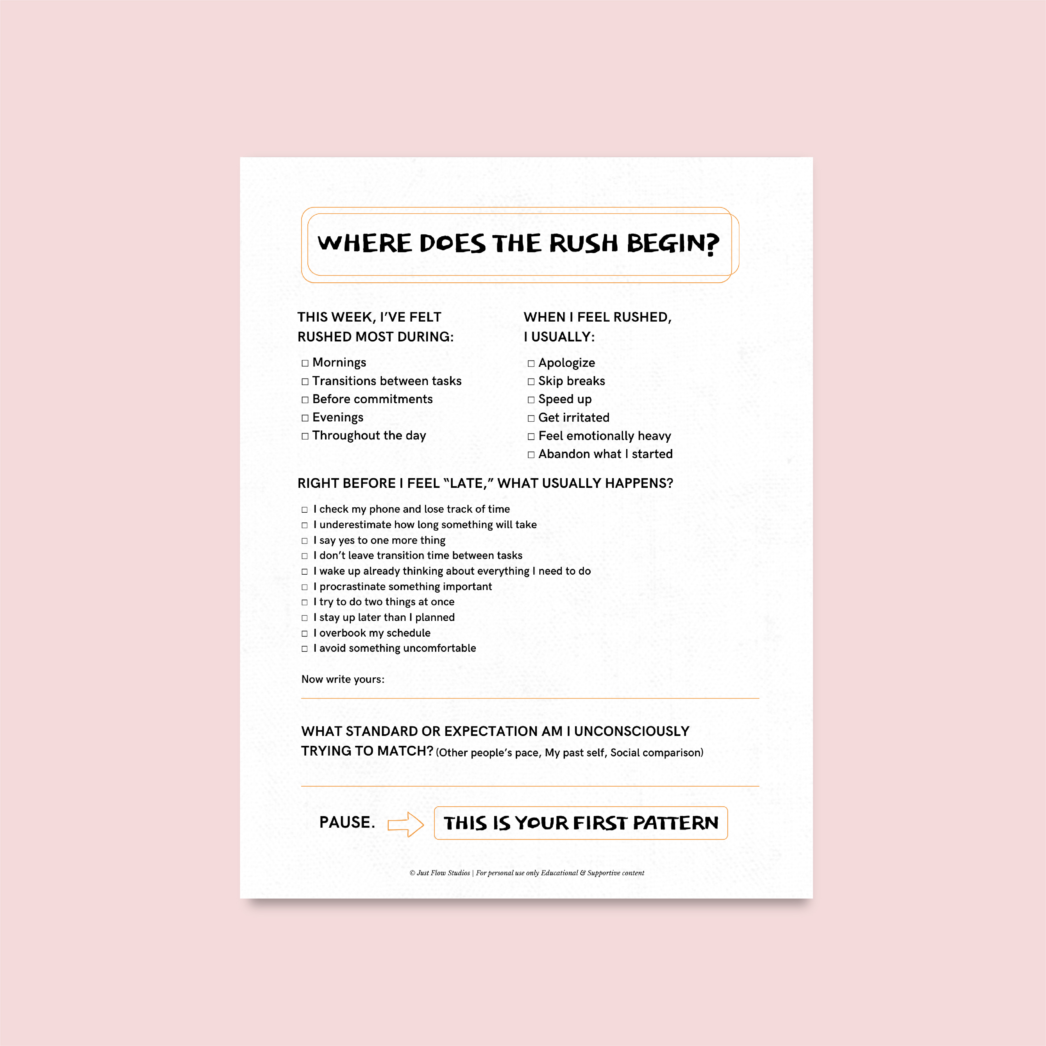 Always Rushing? This Is Why.