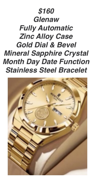 Montagut Gold face Bracelet 