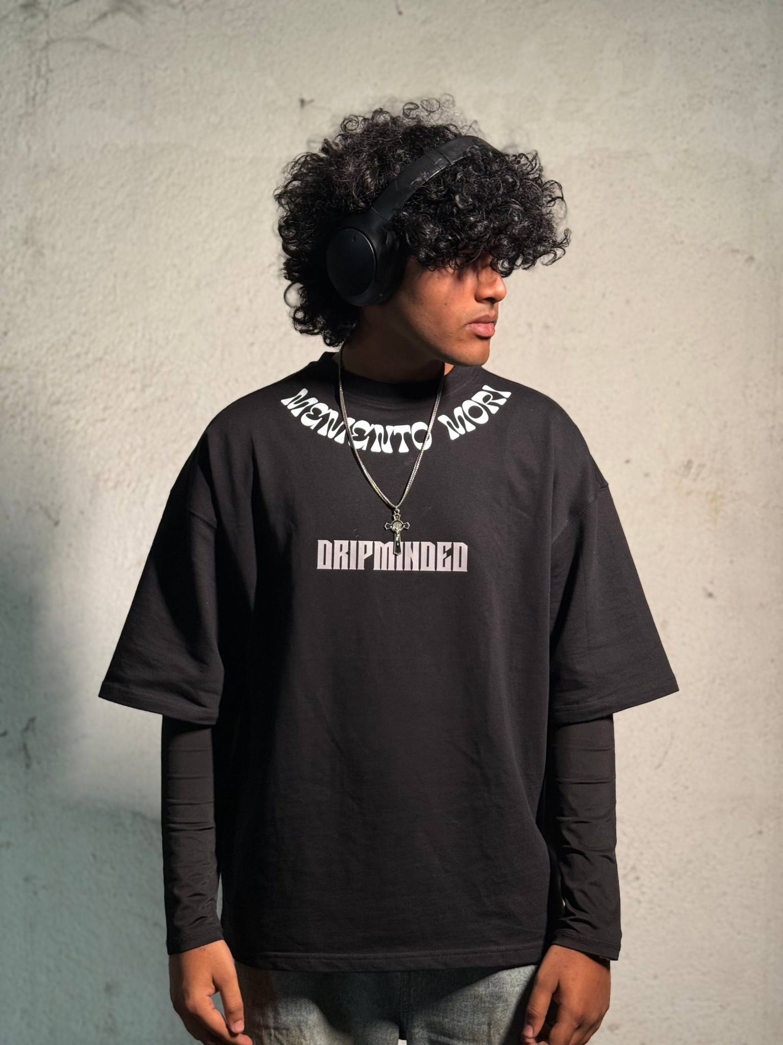 Graphic Print Black T-Shirt