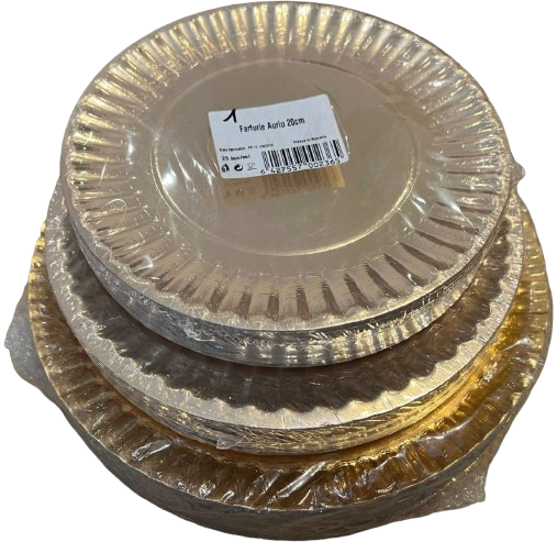 Farfurii aurii - 20 cm