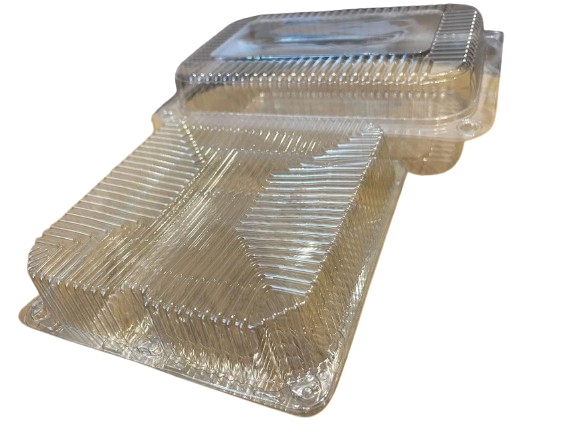 Caserola plastic transparenta mare 28/18/9