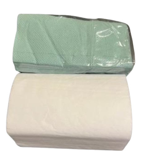 Zeturi hartie pentru dispencer - Verzi 1 strat