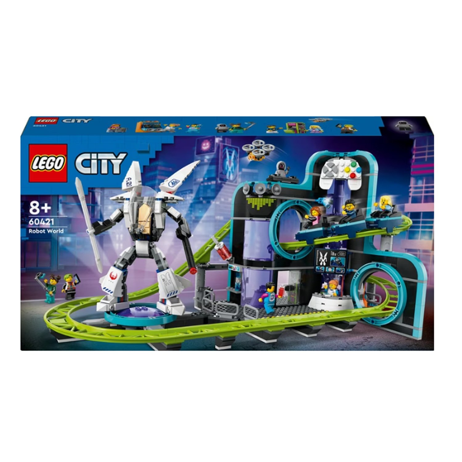 Lego City 60421 Roboter-Mech, Spielzeug-Vergnügungspark