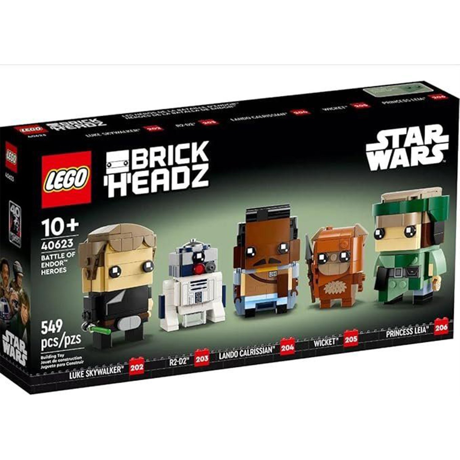 LEGO Star Wars 40623 Brickheadz Helden der Schlacht vo Endor