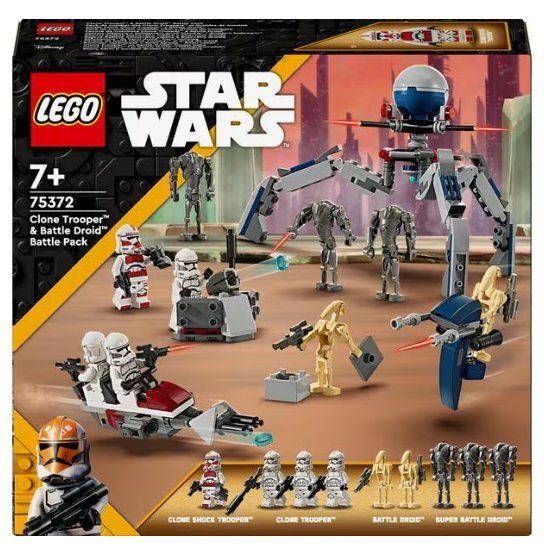 Lego Star Wars 75372 Clone Trooper & Battle Droid Battle Pack