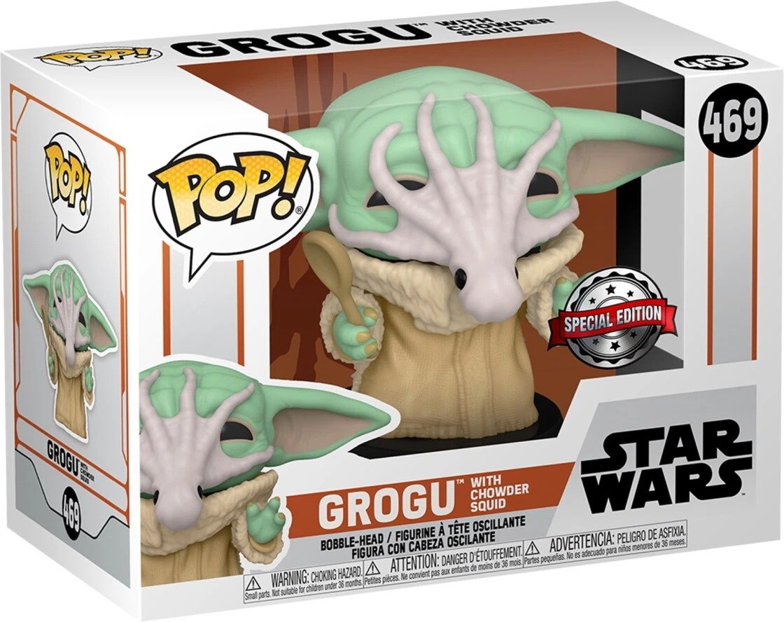 Funko Pop - Star Wars - Grogu with Chowder Squid #469