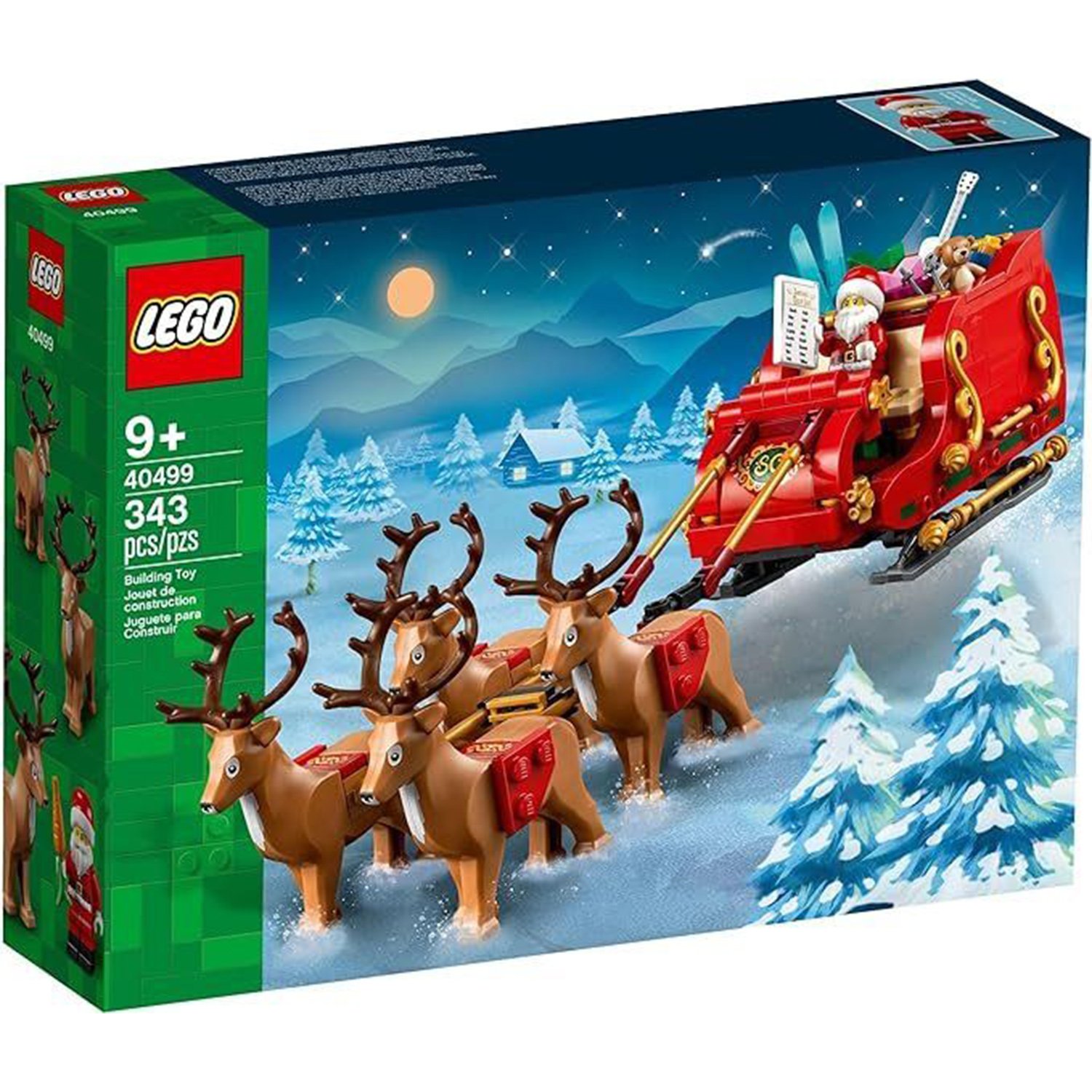 LEGO 40499 Schlitten des Weihnachtsmanns