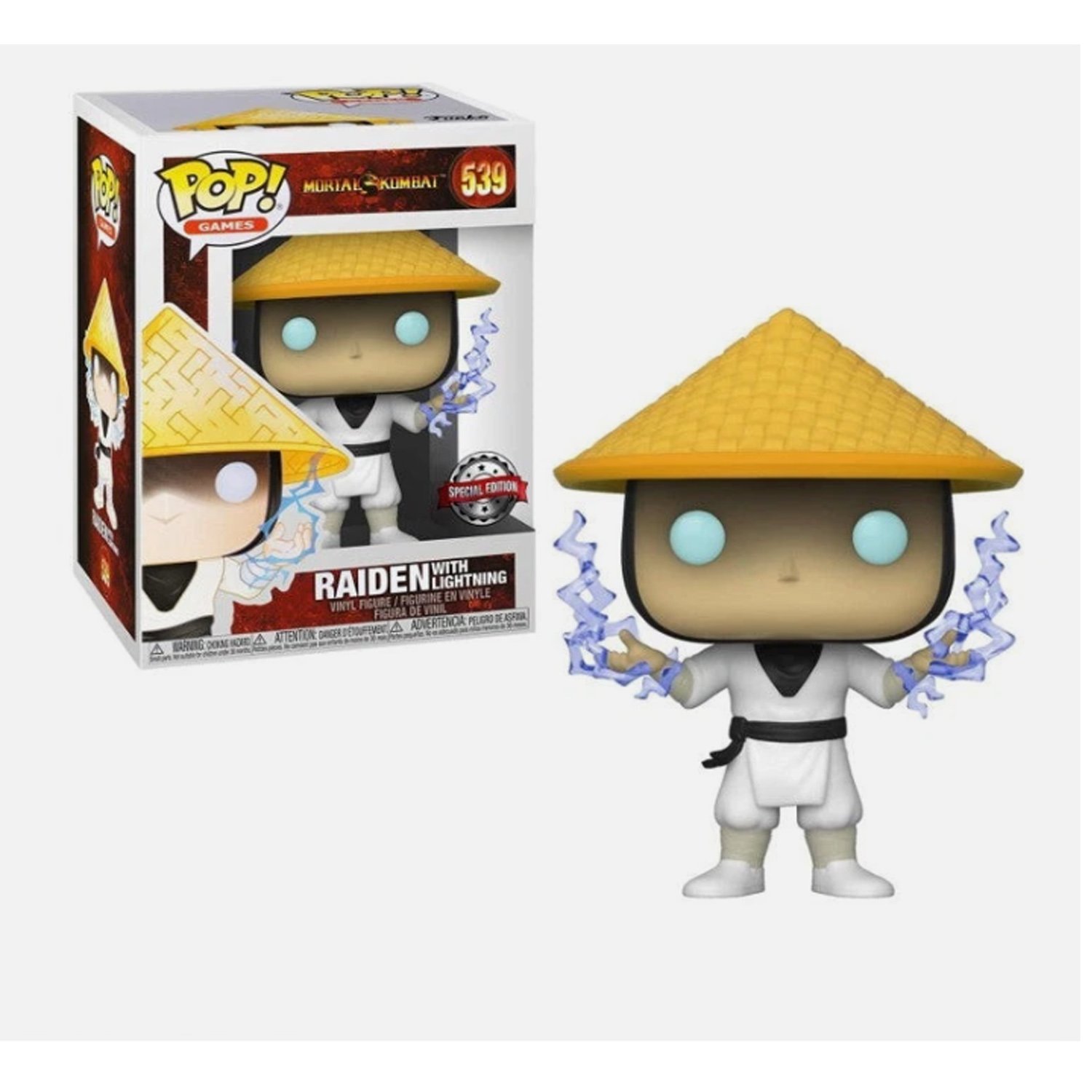 Funko Pop - Mortal Kombat - Raiden with Lightning #539